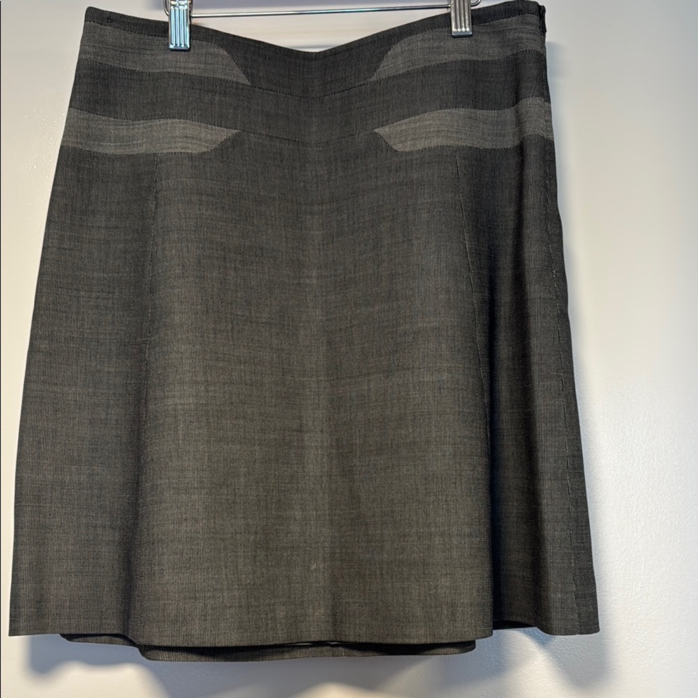 Karen Millen Gray A-Line Knee-Length Skirt for Work